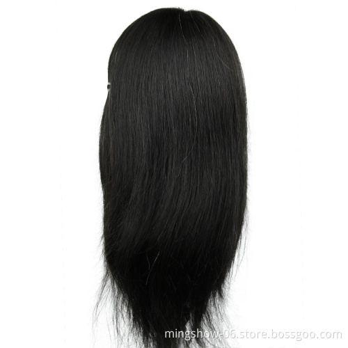 Professional Brazilian human hair training head mannequin hairdressing training head